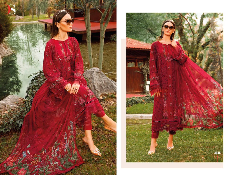 Deepsy Suits Maria B Vouage A Luxury Lawn Pure Cotton Printed Heavy Embroidery Pakistani Salwar Suit