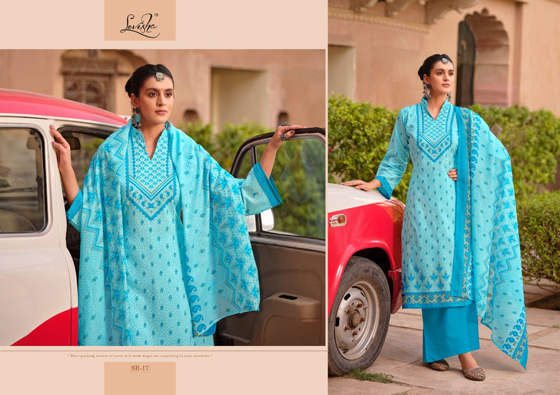 Levisha Sara Pure Cotton Digital Style Printed Swarovski Daimond Printed Designer Salwar Kameez