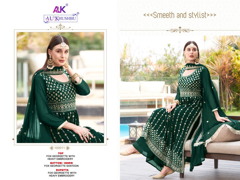 Al Khushbu Sanchal Vol 1 Georgette Heavy Embroidered Heavy Pakistani Salwar Kameez
