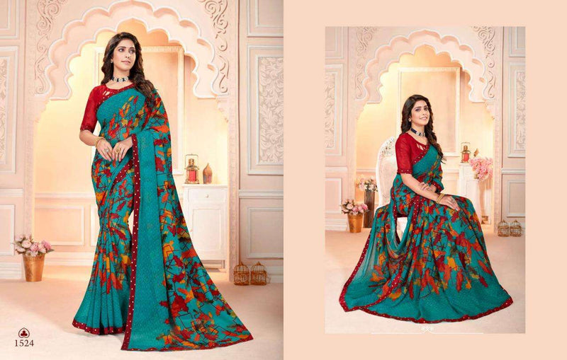 5D Designer Launch By Hemani Vol 2 Georgette With Fancy Printed Casual Wear Fancy Sarees