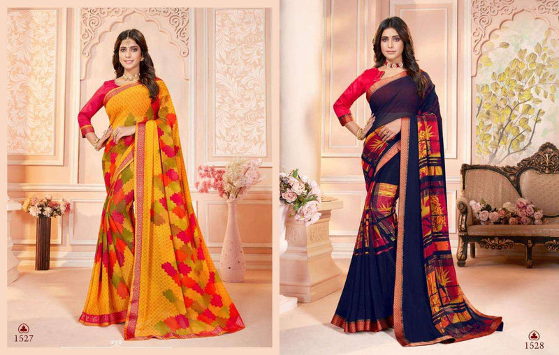 5D Designer Launch By Hemani Vol 2 Georgette With Fancy Printed Casual Wear Fancy Sarees