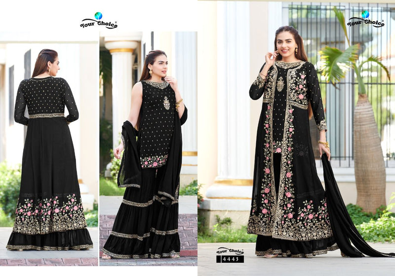 Your Choice Fashionista Vol 3 Blooming Georgette Partywear Designer Kurti