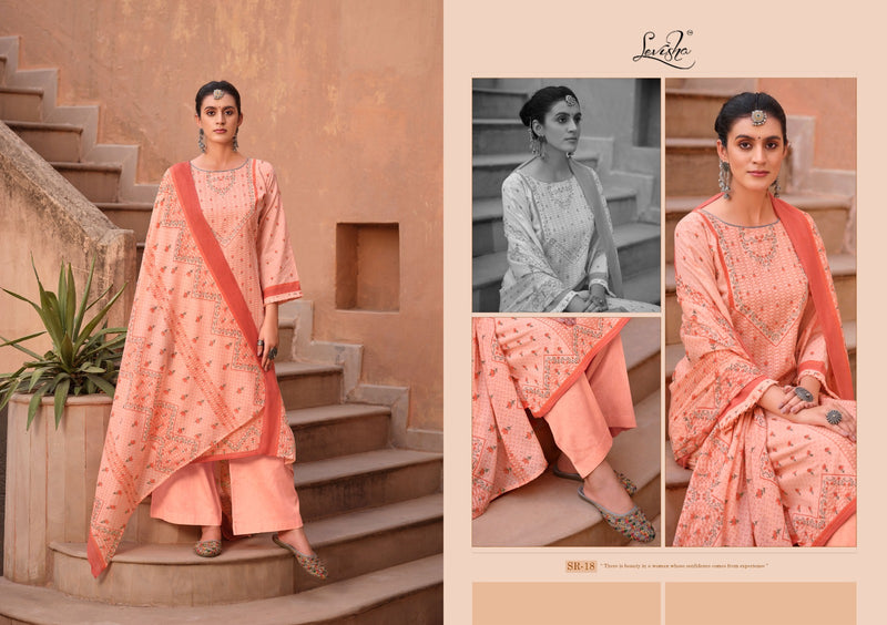 Levisha Sara Pure Cotton Digital Style Printed Swarovski Daimond Printed Designer Salwar Kameez