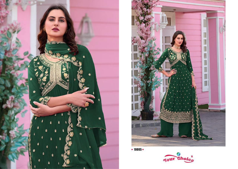 Your Choice Aaliya Cut Georgette Partywear Designer Salwar Suit