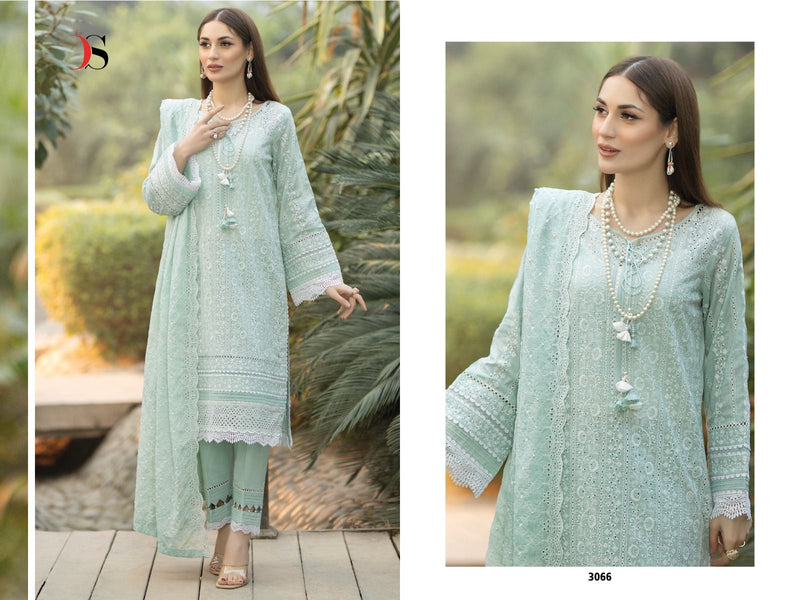 Deepsy Suits Adans Libas Chikankari 23 Pure Cotton Heavy Sifali Work Pakistani Salwar Suit
