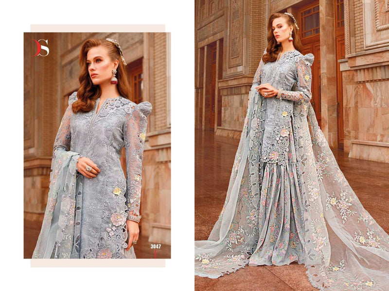 Deepsy Suits Maria B Vouage A Luxury Lawn Pure Cotton Printed Heavy Embroidery Pakistani Salwar Suit