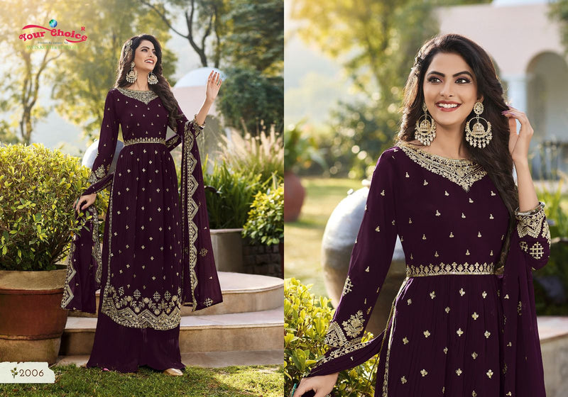 Your Choice Iconic Vol 2 Blooming Georgette Nayra Cut Partywear Designer Kurti