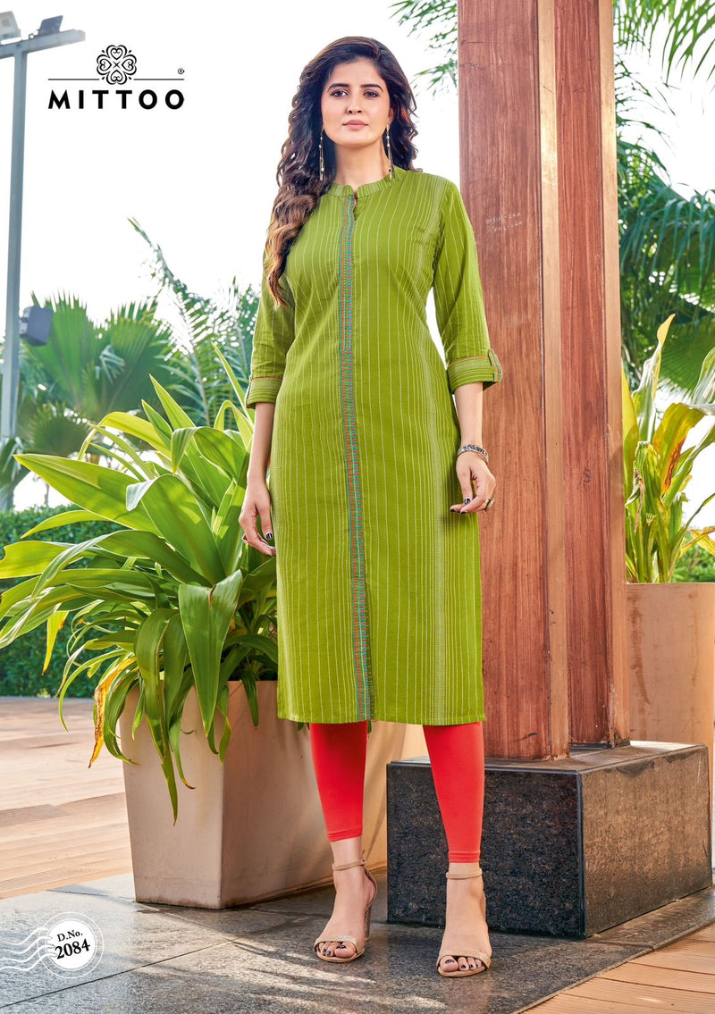 Mittoo Priyal Vol 11 Pure Handloom Weaving Cotton Casual Wear Kurti