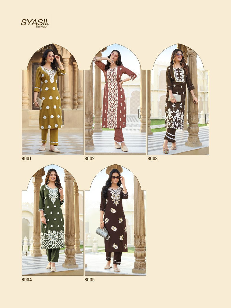 Syasii Designer Amelia Cotton Stylish Designer Partywear Kurti