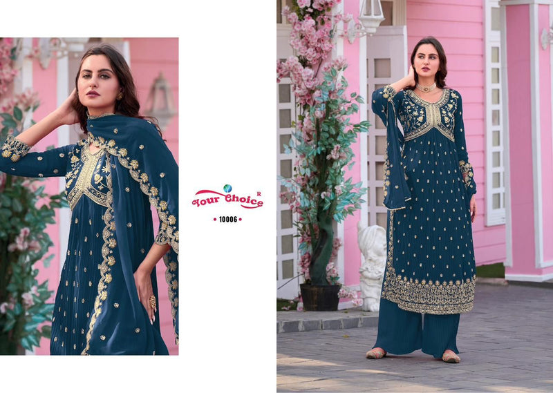 Your Choice Aaliya Cut Georgette Partywear Designer Salwar Suit