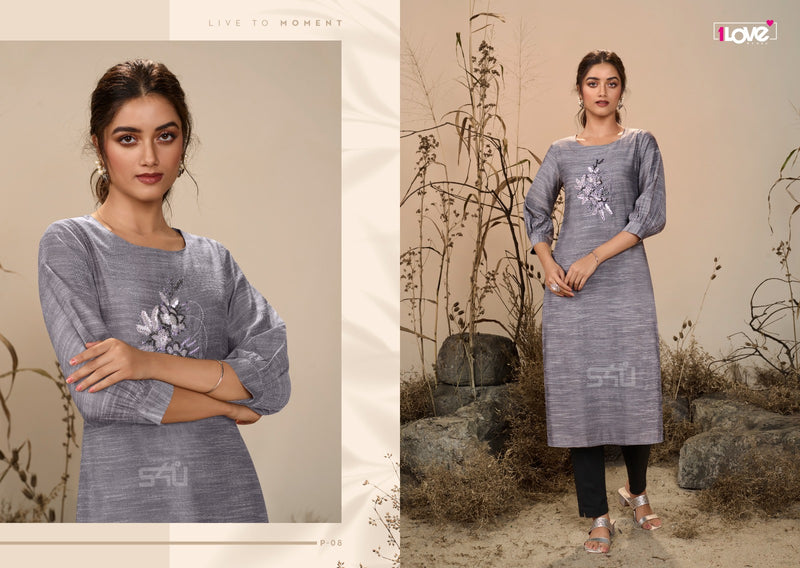 1Love S4U Pearl Viscose Fancy Wear Designer Kurti