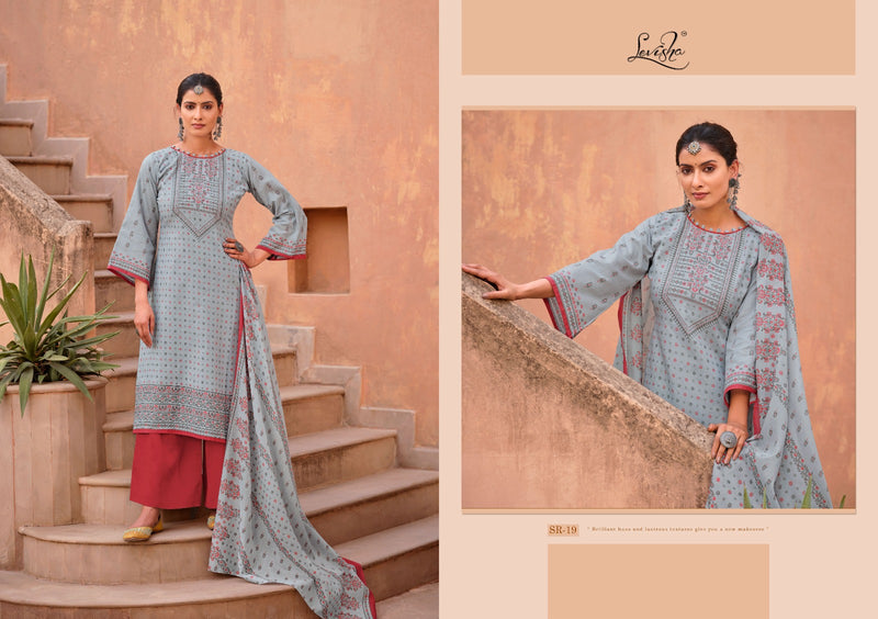 Levisha Sara Pure Cotton Digital Style Printed Swarovski Daimond Printed Designer Salwar Kameez