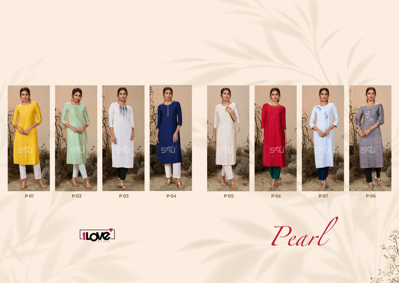 1Love S4U Pearl Viscose Fancy Wear Designer Kurti