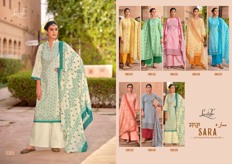 Levisha Sara Pure Cotton Digital Style Printed Swarovski Daimond Printed Designer Salwar Kameez