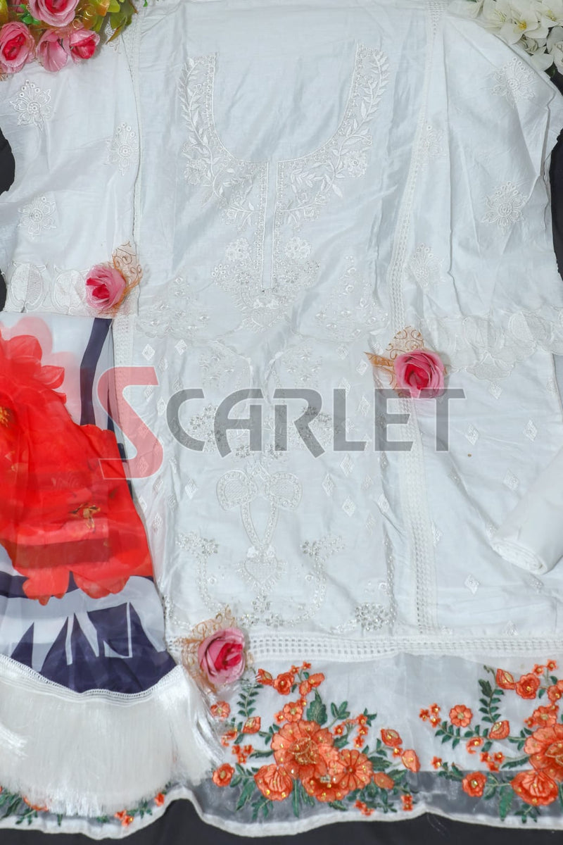 Scarlet Dno 1005 A Glace Cotton Stylish Designer Party Wear Printed Salwar Kameez