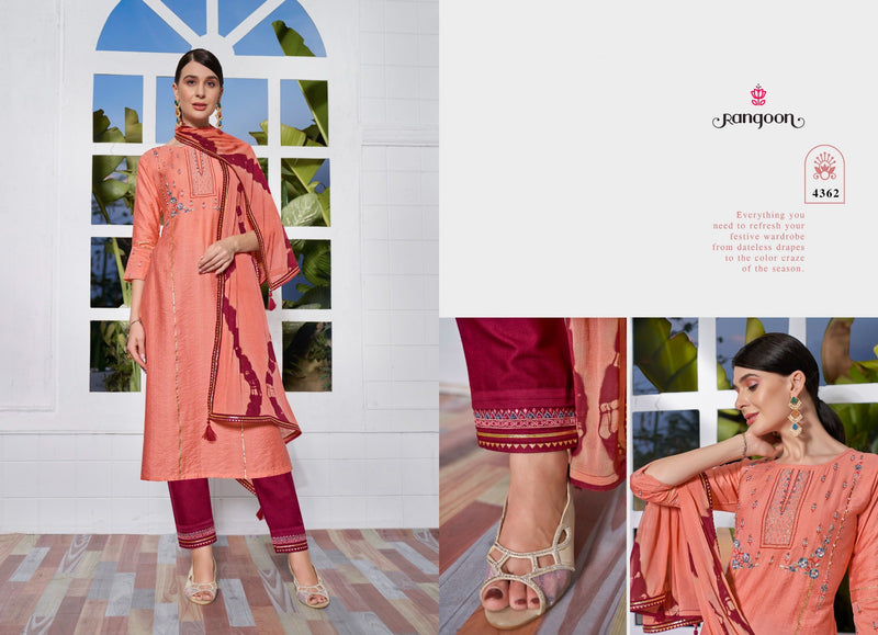 Rangoon Aadhya Viscose Sequence Fancy Heavy Khatli Hand Work Fancy Heavy Designer Partywear Kurti
