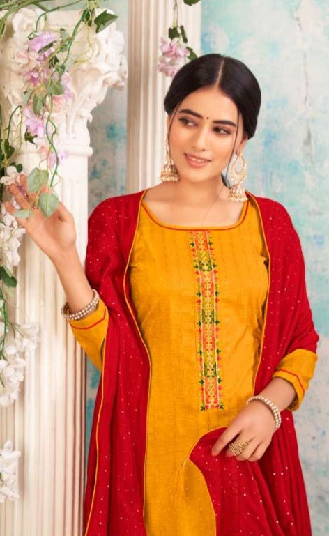 Panch Ratna Aagaman Vol 2 Parampara Silk Fancy Party Wear Salwar Kameez