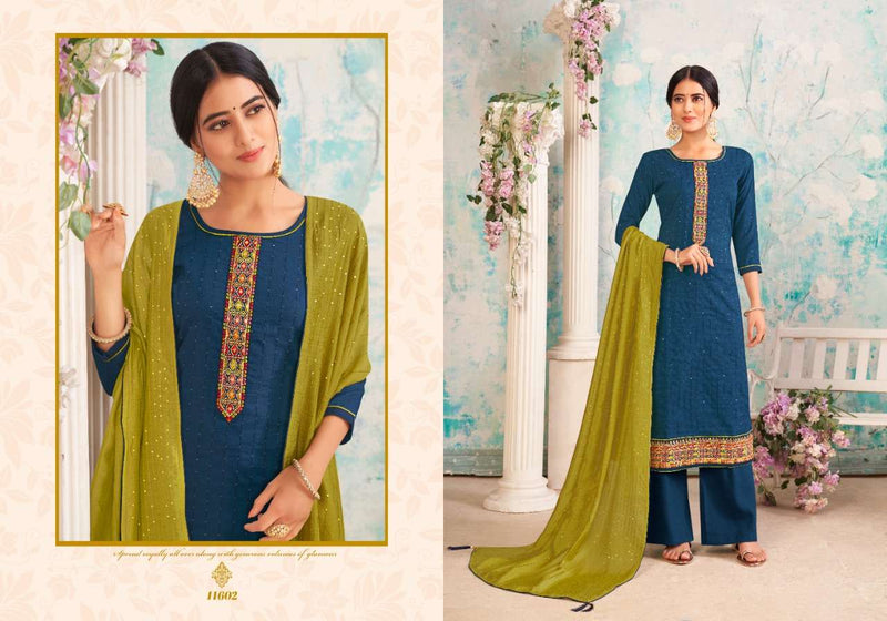 Panch Ratna Aagaman Vol 2 Parampara Silk Fancy Party Wear Salwar Kameez