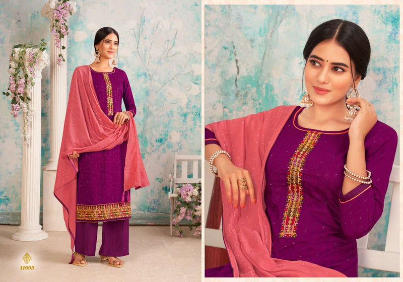 Panch Ratna Aagaman Vol 2 Parampara Silk Fancy Party Wear Salwar Kameez