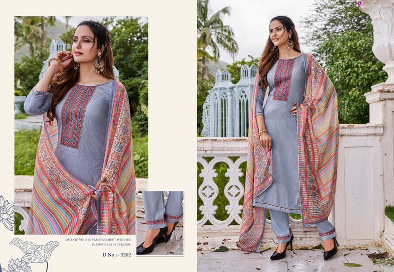 Rangoon Aagaman Fancy Lining Silk Designer Party Wear Kurtis With Bottom & Dupatta