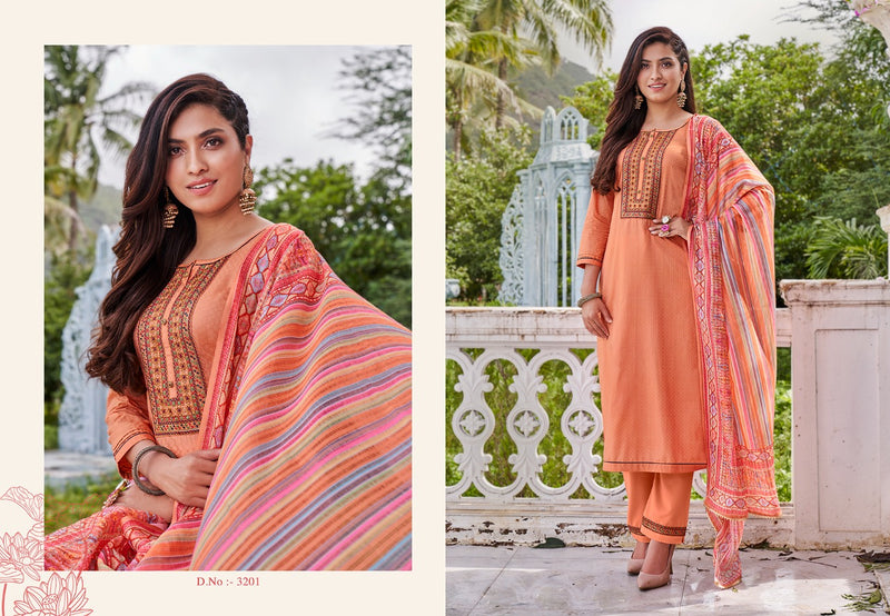 Rangoon Aagaman Fancy Lining Silk Designer Party Wear Kurtis With Bottom & Dupatta