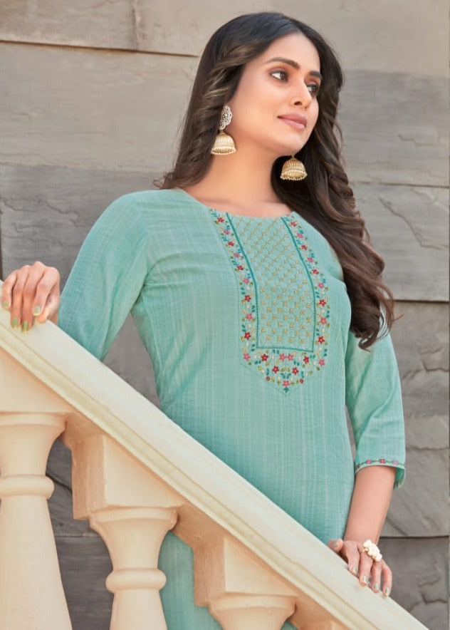 Rangoon Aaina Vol 2 Viscose Fancy Embroidered Party Wear Kurtis