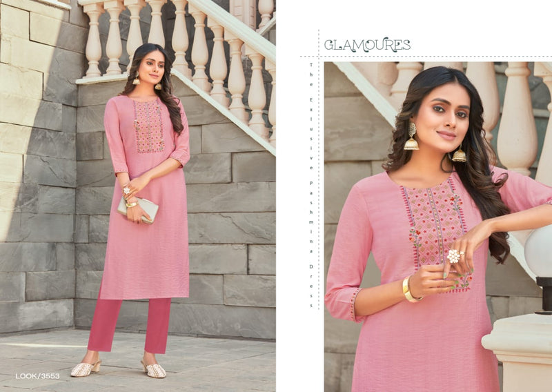 Rangoon Aaina Vol 2 Viscose Fancy Embroidered Party Wear Kurtis