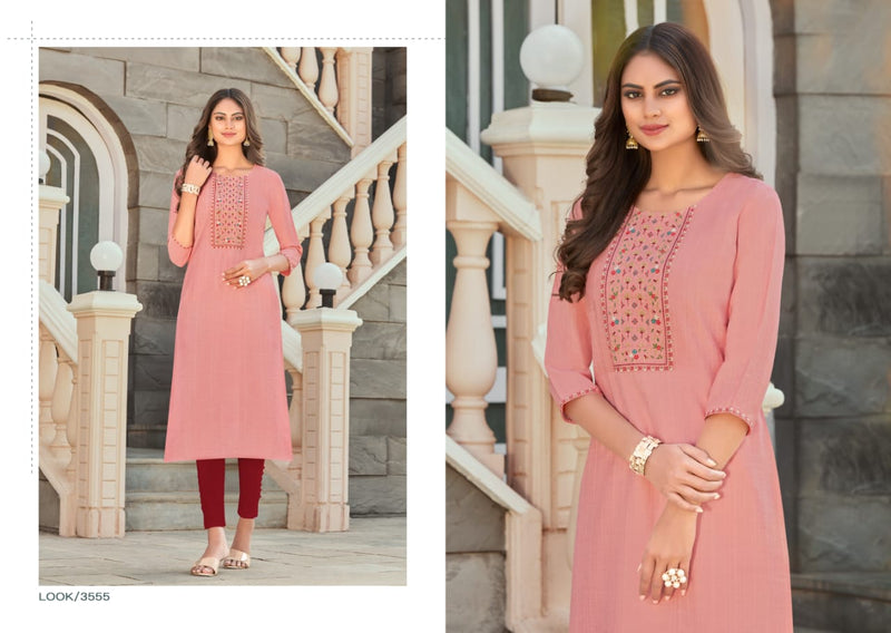 Rangoon Aaina Vol 2 Viscose Fancy Embroidered Party Wear Kurtis