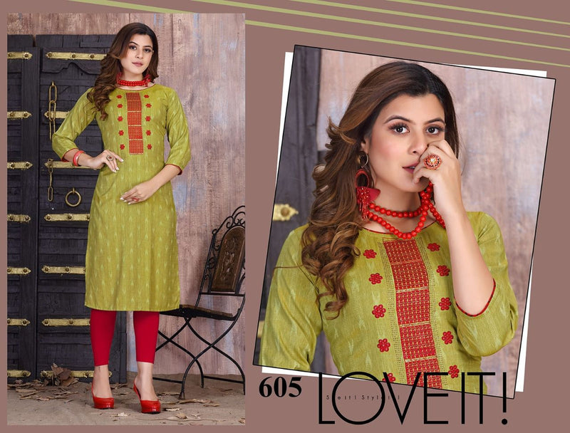 Fashion Talk Aaliya Vol 1 Rayon Fancy Casual Wear Kurtis