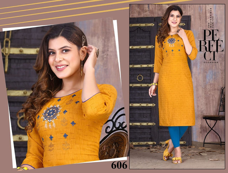 Fashion Talk Aaliya Vol 1 Rayon Fancy Casual Wear Kurtis