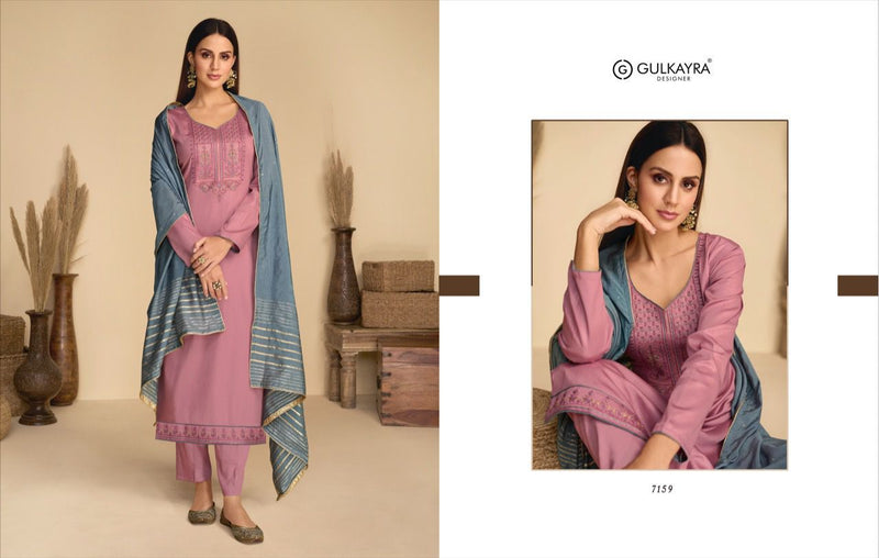 Gulkayra Aaliyah Jam Silk With Heavy Embroidery Work Stylish Designer Party Wear Salwar Suit