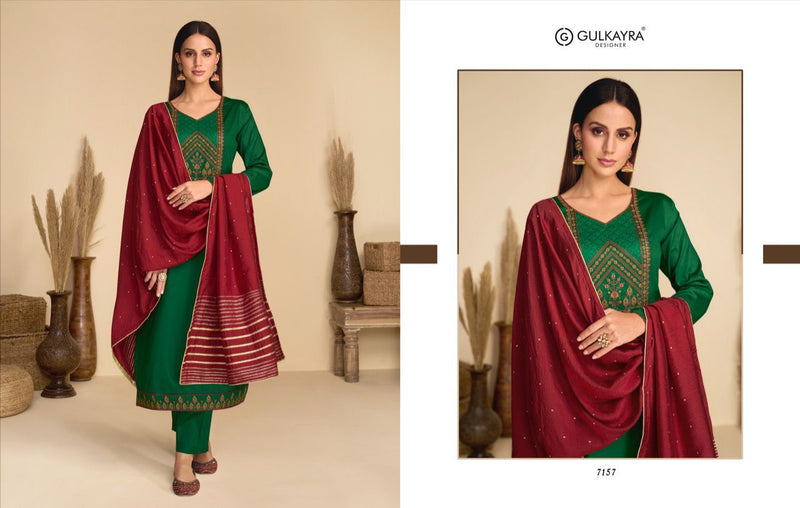 Gulkayra Aaliyah Jam Silk With Heavy Embroidery Work Stylish Designer Party Wear Salwar Suit