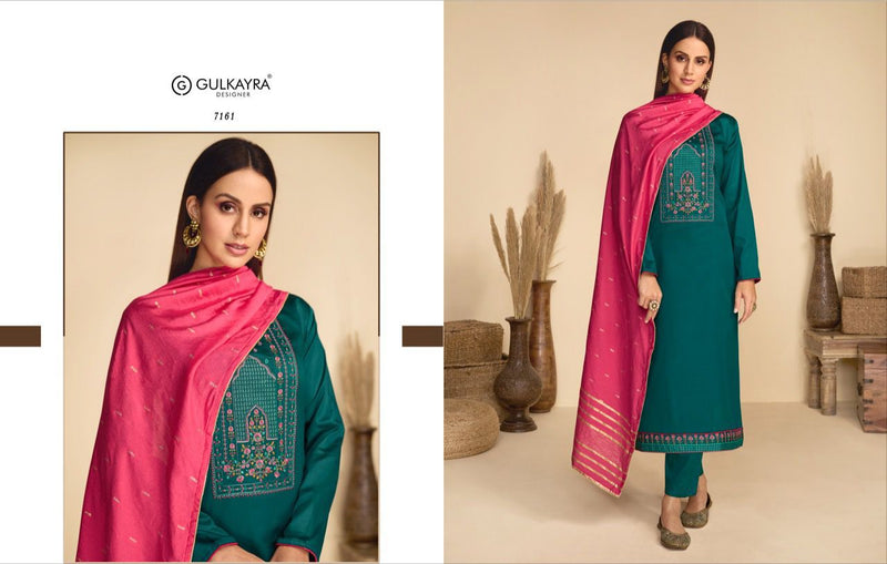 Gulkayra Aaliyah Jam Silk With Heavy Embroidery Work Stylish Designer Party Wear Salwar Suit