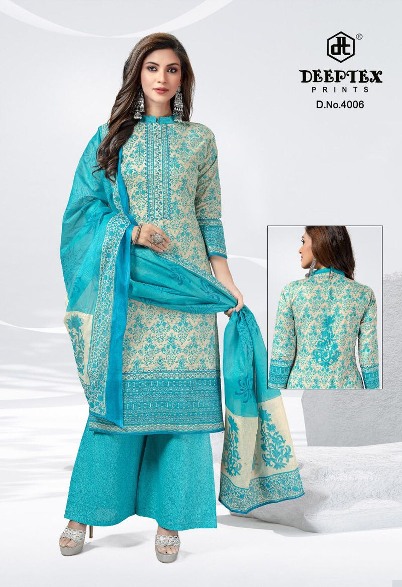 Deep Tex Aaliza Vol 4 Pure Cotton With Printed Work Stylish Designer Fancy Look Salwar