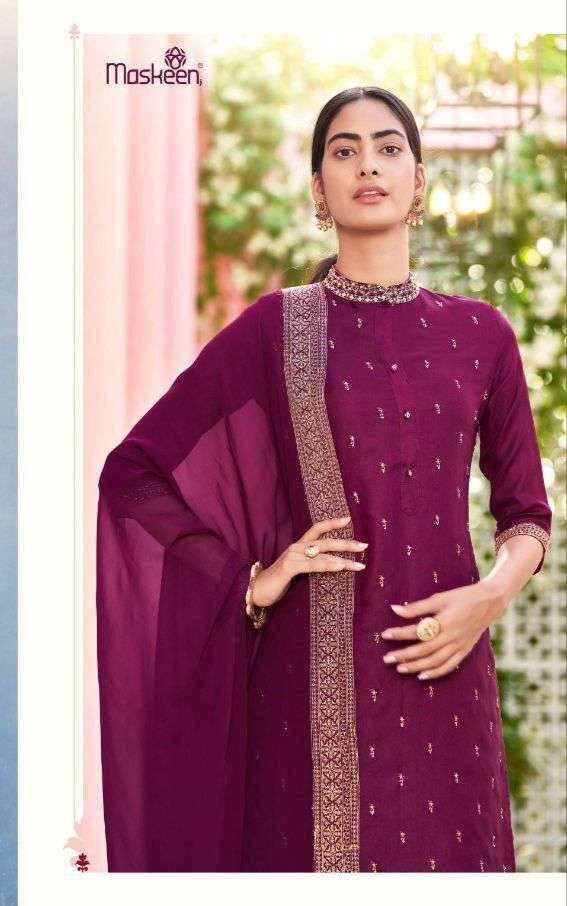 Maskeen Aamira Vo 2 Soft Silk Beautiful Ready Made Party Wear Salwar Suits