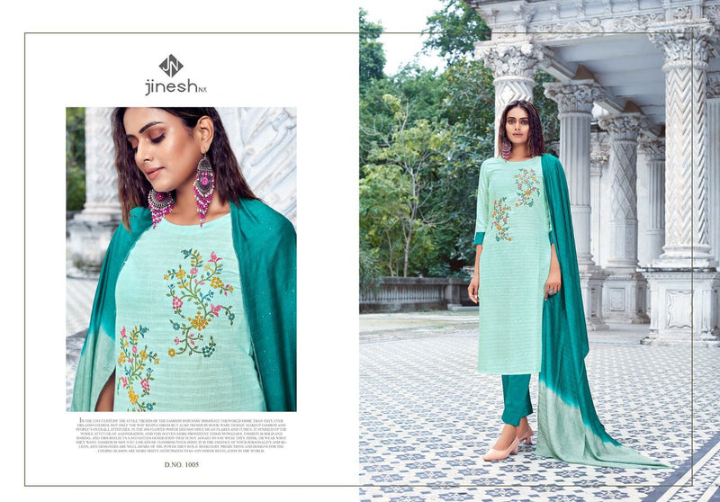 Jinisha Nx Aarvi Vol 1 Stylish Handwork Cotton kurti
