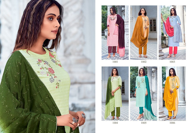 Jinisha Nx Aarvi Vol 1 Stylish Handwork Cotton kurti