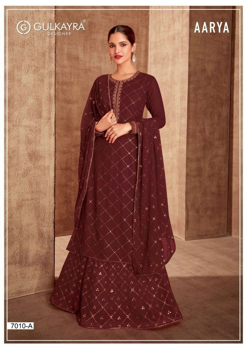 Gulkayra Designer Aarya Georgette Designer Lehenga Style Occasional Wear Salwar Kameez