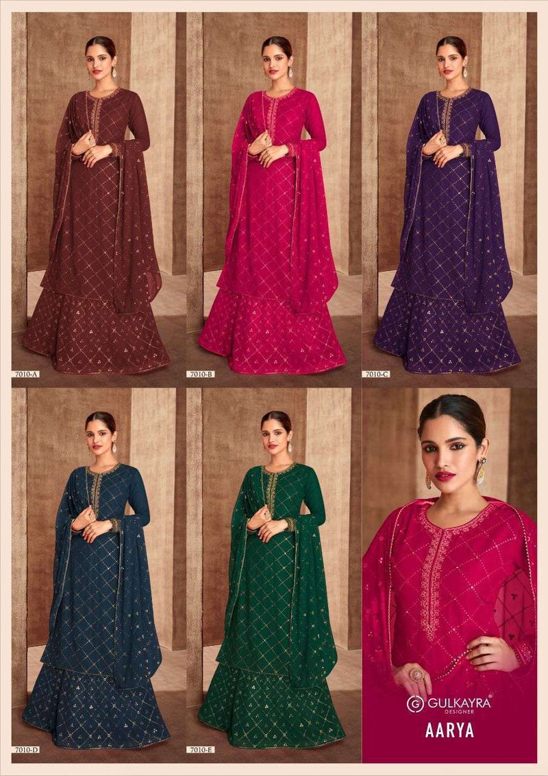 Gulkayra Designer Aarya Georgette Designer Lehenga Style Occasional Wear Salwar Kameez