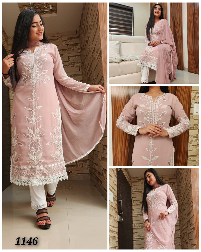 Vamika Aashima Vol 2 Georgette With Heavy Embroidery Work Stylish Designer Casual Look Fancy Kurti