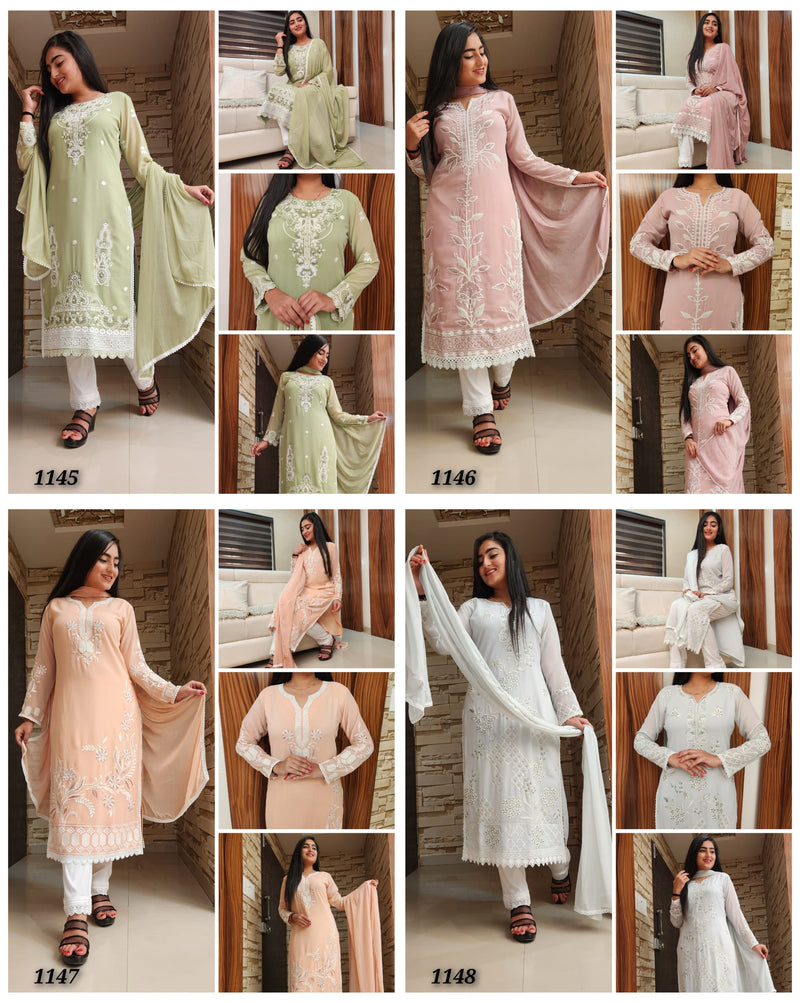 Vamika Aashima Vol 2 Georgette With Heavy Embroidery Work Stylish Designer Casual Look Fancy Kurti