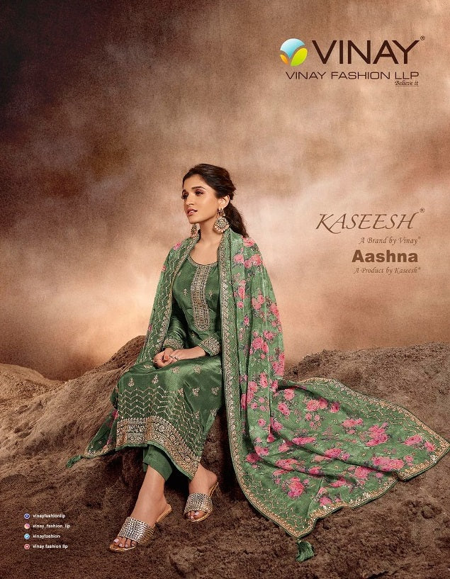 Vinay Fashion Aashna Dola Silk With Dola Silk With Beautiful Work Stylish Designer Salwar Kameez