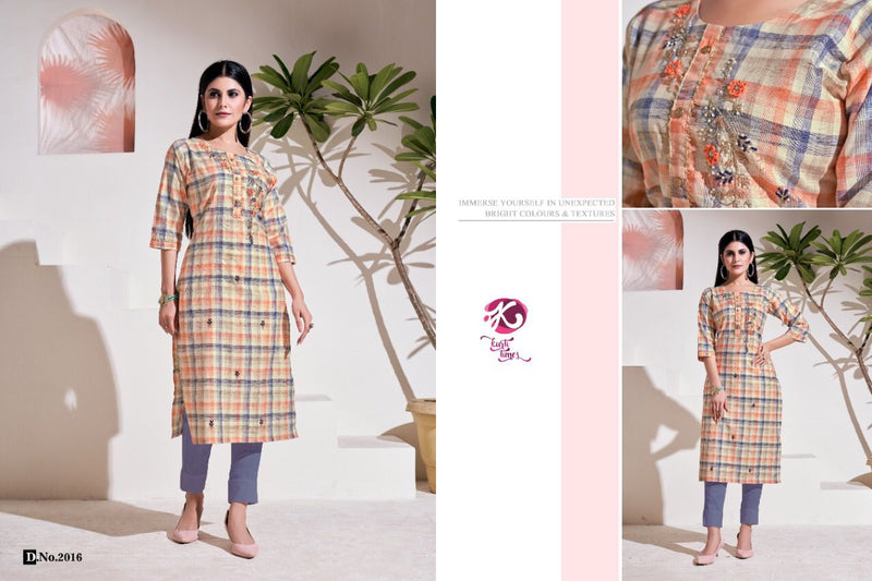 Kurti Times Aayna Vol 3 Cotton Fancy Casual  Office Wear Kurtis