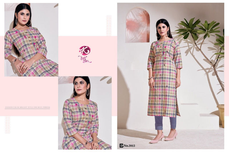 Kurti Times Aayna Vol 3 Cotton Fancy Casual  Office Wear Kurtis