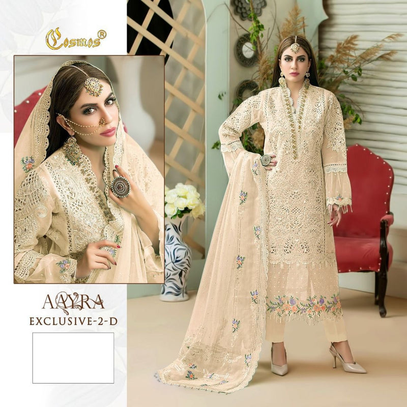 Cosmos Fashion Aayra Exclusive Vol 2 Heavy Butterfly Net Designer Pakistani Style Wedding Wear Salwar Suits