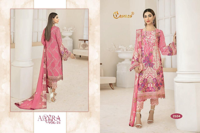Cosmos Fashion Aarya Vol 22 Fox Georgette Pakistani Style Party Wear Salwar Suits