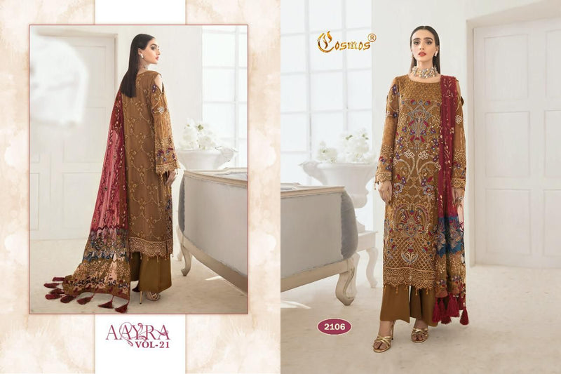 Cosmos Fashion Aarya Vol 22 Fox Georgette Pakistani Style Party Wear Salwar Suits