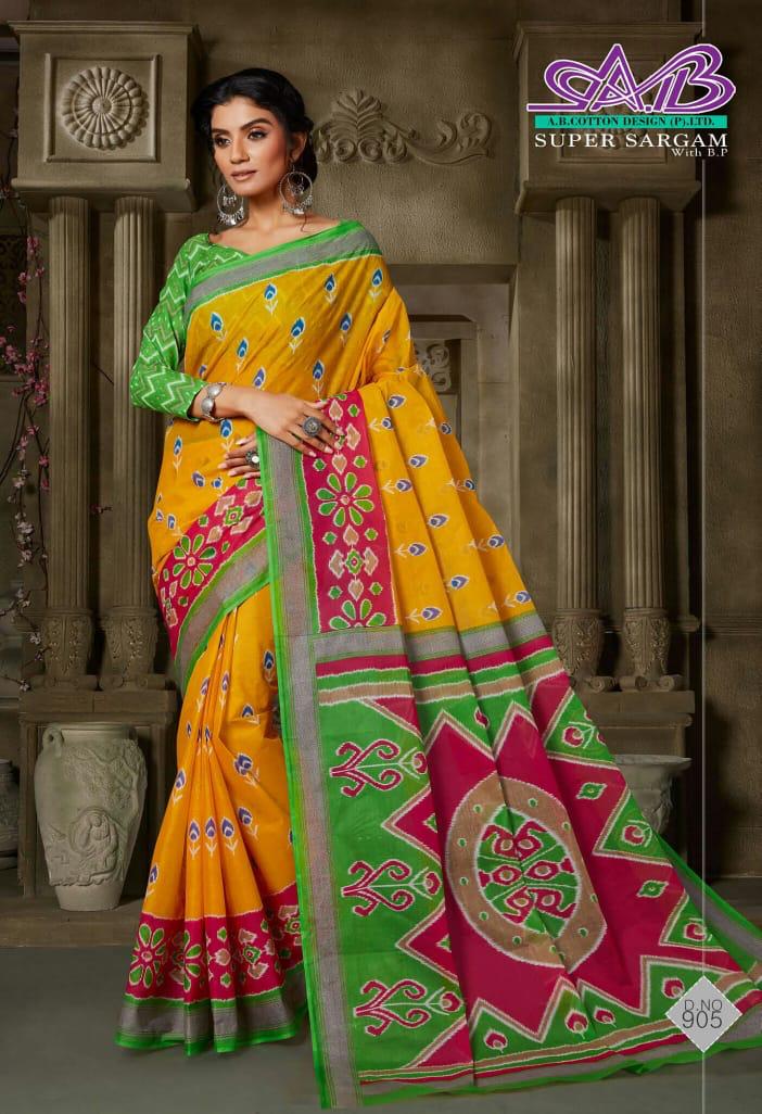 A B Cotton Super Sargam  Mulmul Cotton Quality Fency Saree