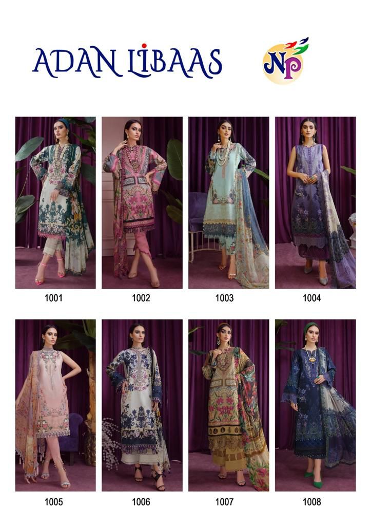 Nand Gopal Adan Libaas Pure Cotton With Karachi Work Stylish Designer Pakistani Casual Look Salwar Kameez
