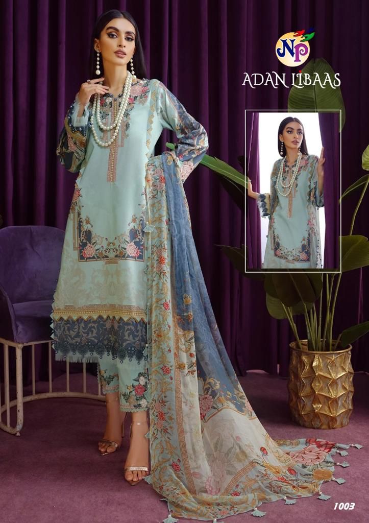 Nand Gopal Adan Libaas Pure Cotton With Karachi Work Stylish Designer Pakistani Casual Look Salwar Kameez